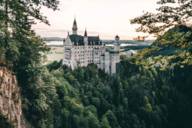 Schloss Neuschwanstein im Umland von München.