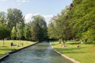 Naturfreibad Maria Einsiedel in München.